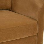 Arch 3 Seater Fabric Sofa- Rust Brown