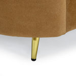 Arch 3 Seater Fabric Sofa- Rust Brown