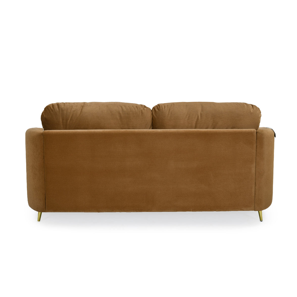 Arch 3 Seater Fabric Sofa- Rust Brown