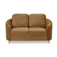 Arch 2 Seater Fabric Sofa- Rust Brown