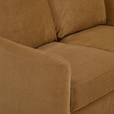 Arch 2 Seater Fabric Sofa- Rust Brown