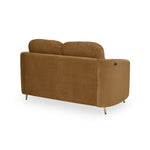 Arch 2 Seater Fabric Sofa- Rust Brown