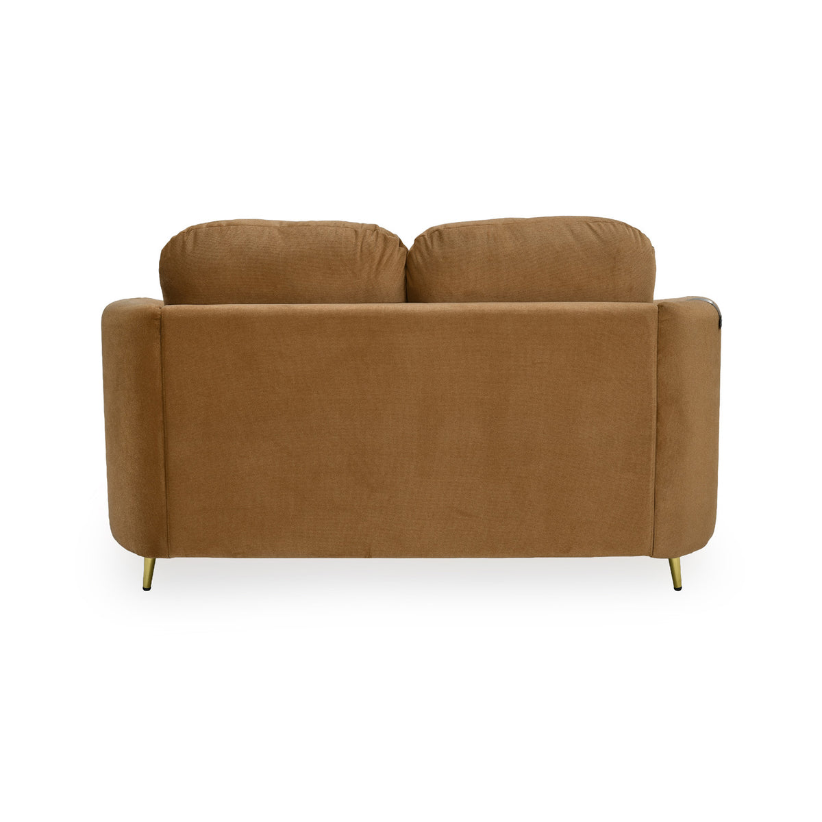 Arch 2 Seater Fabric Sofa- Rust Brown