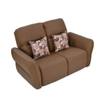 Norma 2 Seater Fixed Sofa- Camel Brown