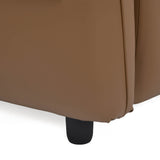 Norma 2 Seater Fixed Sofa- Camel Brown