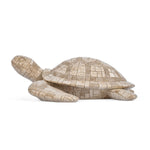 Urban Safari Turtle Mosaic Showpiece - Beige