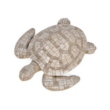 Urban Safari Turtle Mosaic Showpiece - Beige