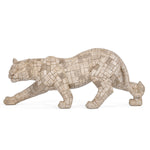 Urban Safari Lioness Mosaic Showpiece- Beige
