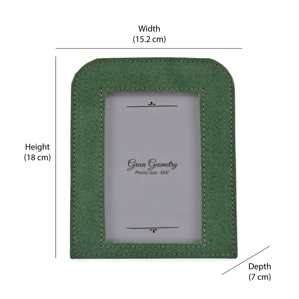 Arch Table Photo Frame (Green, 4 x 6 Inch)