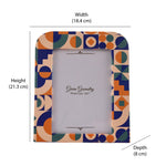 Geometric Arch Table Photo Frame (Multicolor, 5 x 7 Inch)