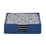Floral Design Coasters Set of 4 (Blue)