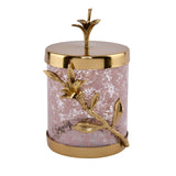 Lily Twigs Cannister - Small (Pink & Gold)