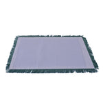 Tassel Edges Cotton Placemat Set of 4 (Green)