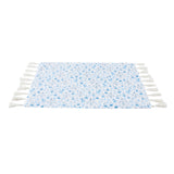 Floral Cotton Placemat Set of 4 (Blue)