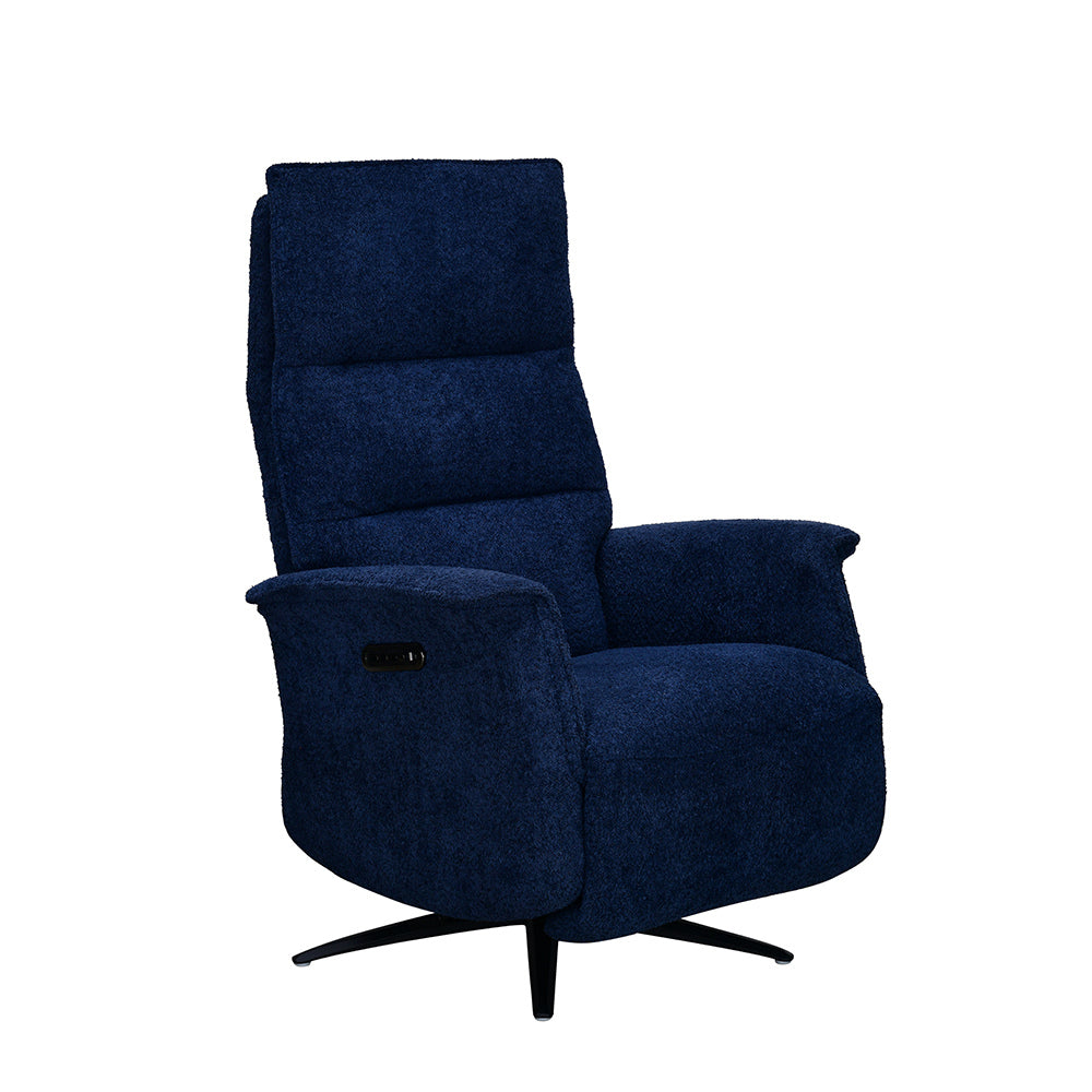 Hover 1 Seater Triple Motor Zero Gravity Electric Recliner- Blue