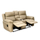 Clapton 2 Seater Double Motor Electric Recliner With Smart Center Console- Beige