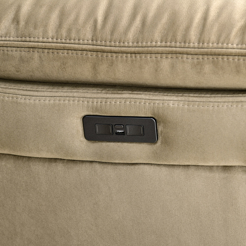 Clapton 1 Seater Double Motor Electric Recliner- Beige