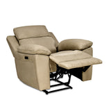 Clapton 1 Seater Double Motor Electric Recliner (Beige)