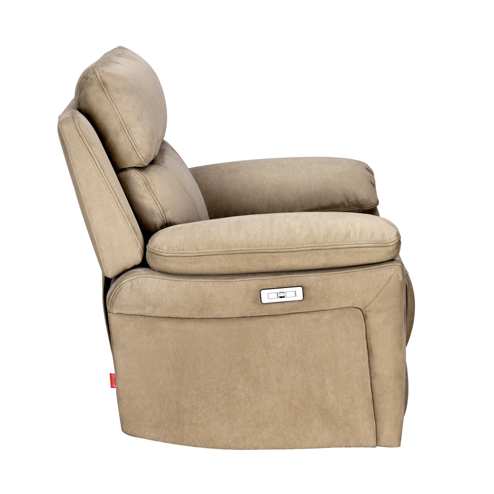 Clapton 1 Seater Double Motor Electric Recliner- Beige