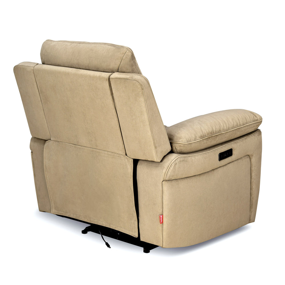 Clapton 1 Seater Double Motor Electric Recliner- Beige