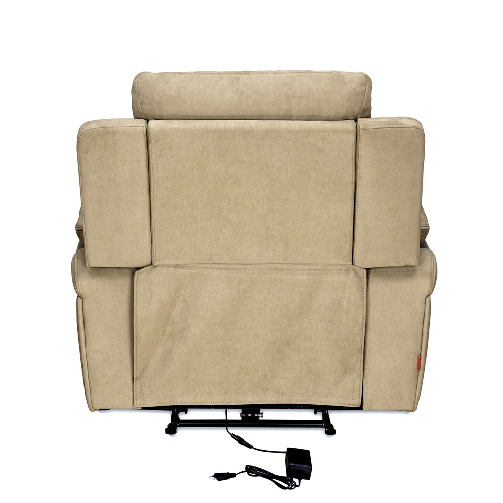 Clapton 1 Seater Double Motor Electric Recliner- Beige