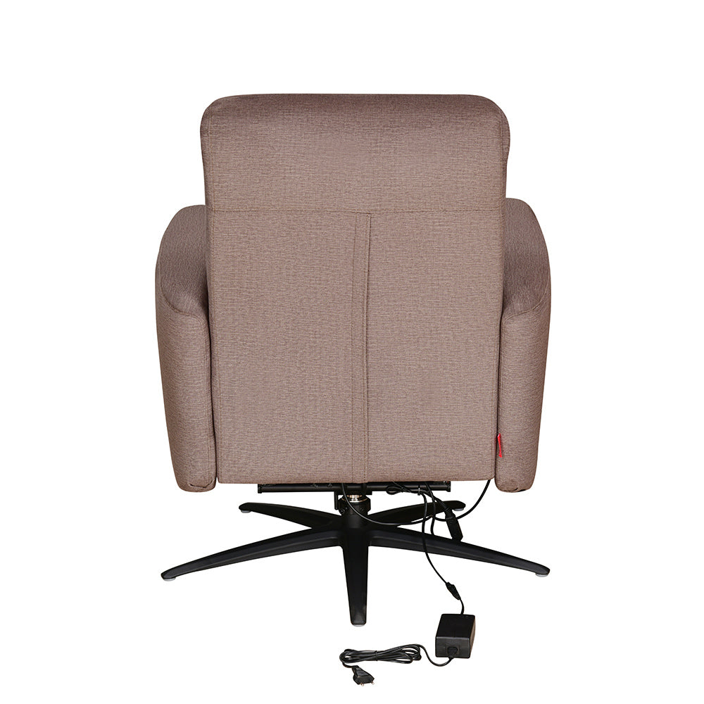 Archie 1 Seater Electric Recliner- Stone