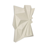 Abstract Geometric Polyresin Wall Decor (Beige)