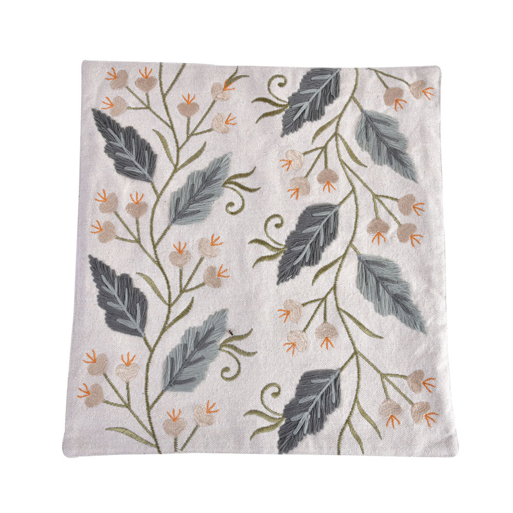 Decorative Leaf Design Cotton Trivet (Multicolor)