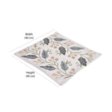Decorative Leaf Design Cotton Trivet (Multicolor)