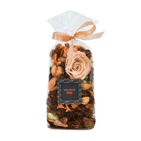 Peach Bellini Fragrance Dried Flowers and Leaves Potpourri Pouch 125 gm- Peach