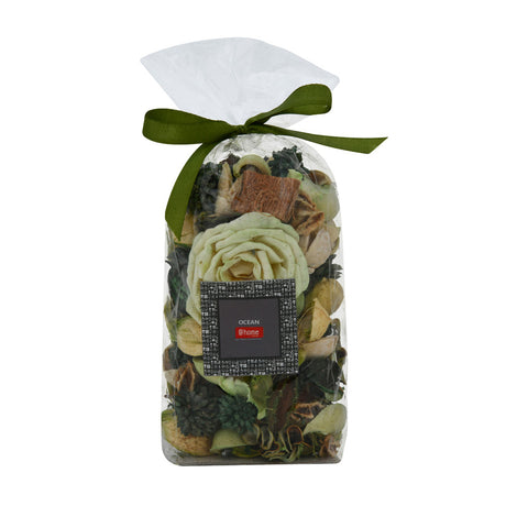 Ocean Fragrance Dried Flowers and Leaves Potpourri Pouch 125 gm- Green