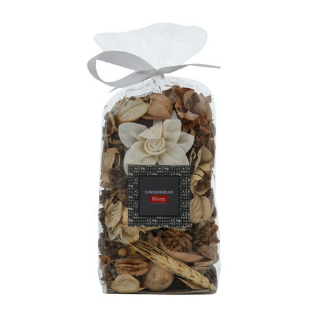 Ginger Bread Fragrance Dried Flowers and Leaves Potpourri Pouch 125 gm- Beige