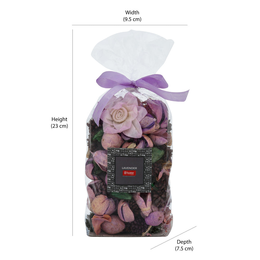Lavender Fragrance Dried Flowers and Leaves Potpourri Pouch 125 gm- Lilac