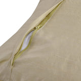 Floral Beaded 16" x 16" Cushion Cover (Gold)