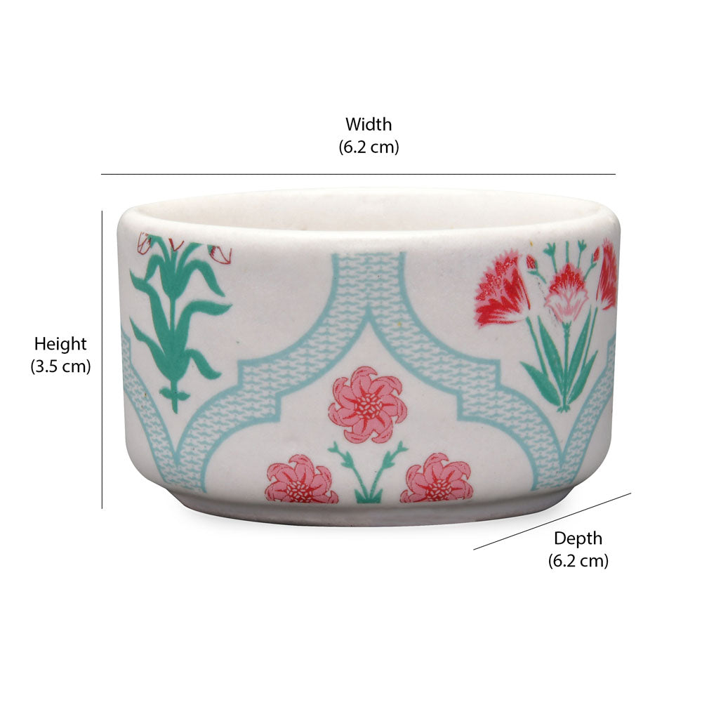 Stoneware Serving Dip Bowl- Matt Green