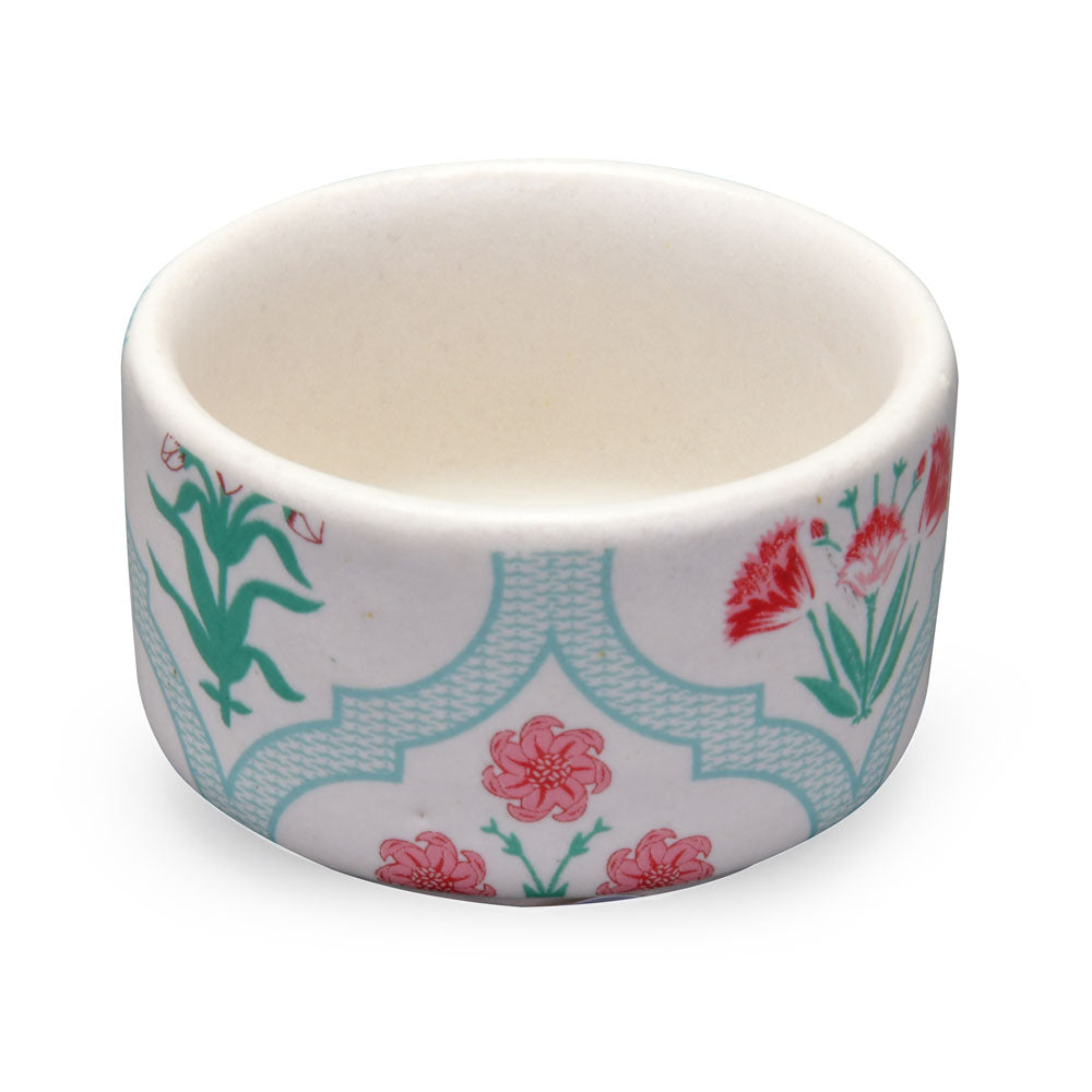 Stoneware Serving Dip Bowl- Matt Green