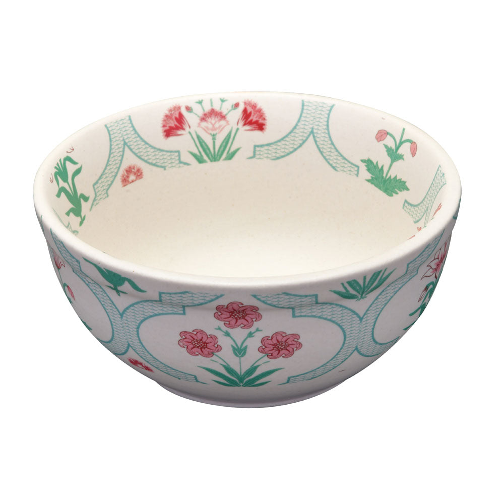 Floral 250 ml Serving Bowl- Green