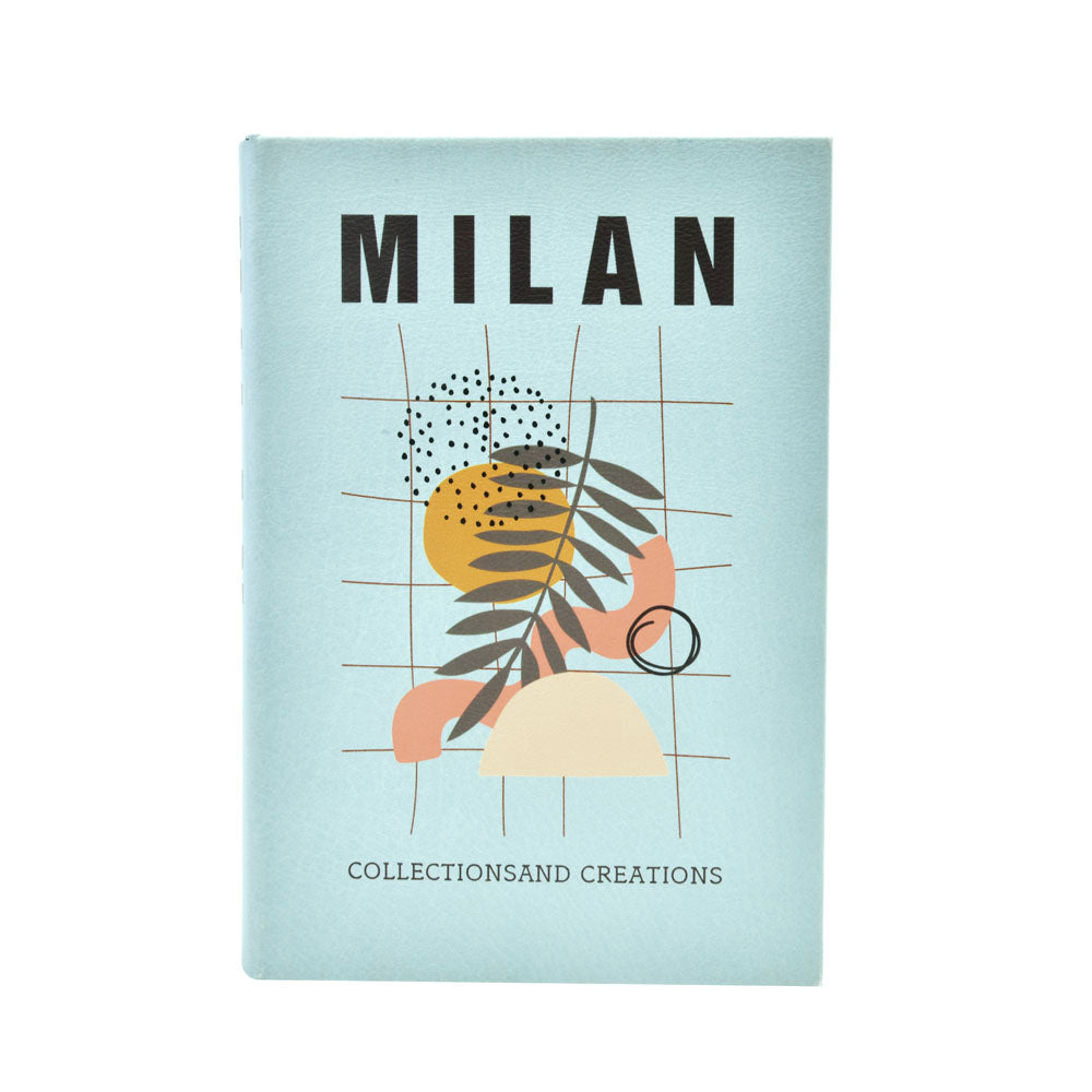 Milan Book Shaped Storage Box (Large, Blue)