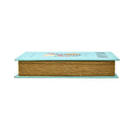 Milan Book Shaped Storage Box (Large, Blue)