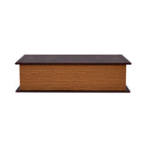 Vintage Book Shaped Storage Box (Large, Brown)
