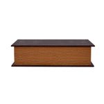 Vintage Book Shaped Storage Box (Large, Brown)
