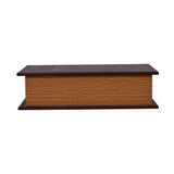 Vintage Book Shaped Storage Box (Small, Brown)