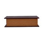 Vintage Book Shaped Storage Box (Small, Brown)