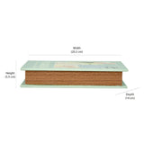 Paris Book Shaped Storage Box (Small, Blue)