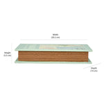 Paris Book Shaped Storage Box (Small, Blue)
