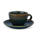 Glaze Cup & Saucer Set- Moss Green
