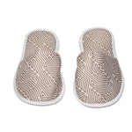 Arias by Lara Dutta Greek Art Bamboo Polycotton Bath Slippers (Multicolor, Free Size)