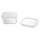 Square Shape 450 ml Canister (Transparent)