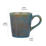 Glaze 320 ml Stoneware Coffee Mug- Moss Green