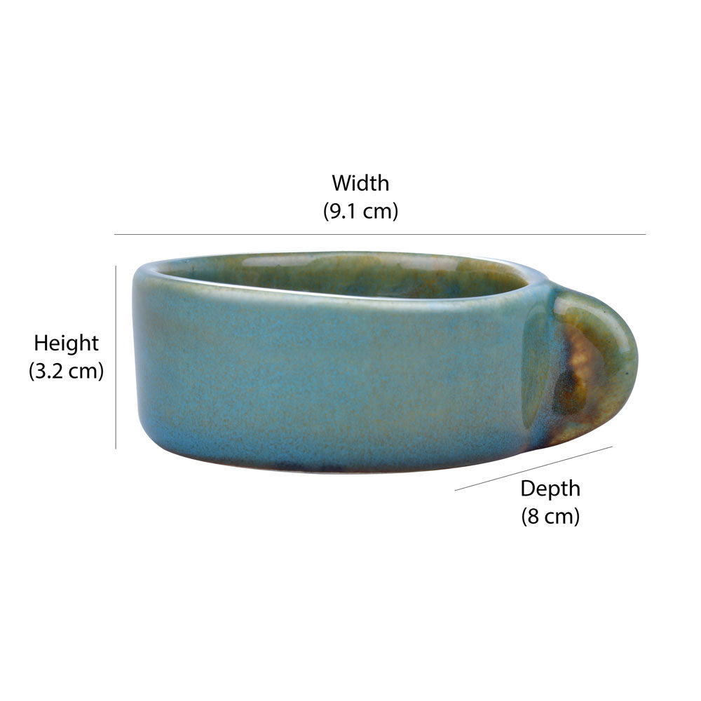 Glaze 120 ml Small Serving Bowl - Moss Green